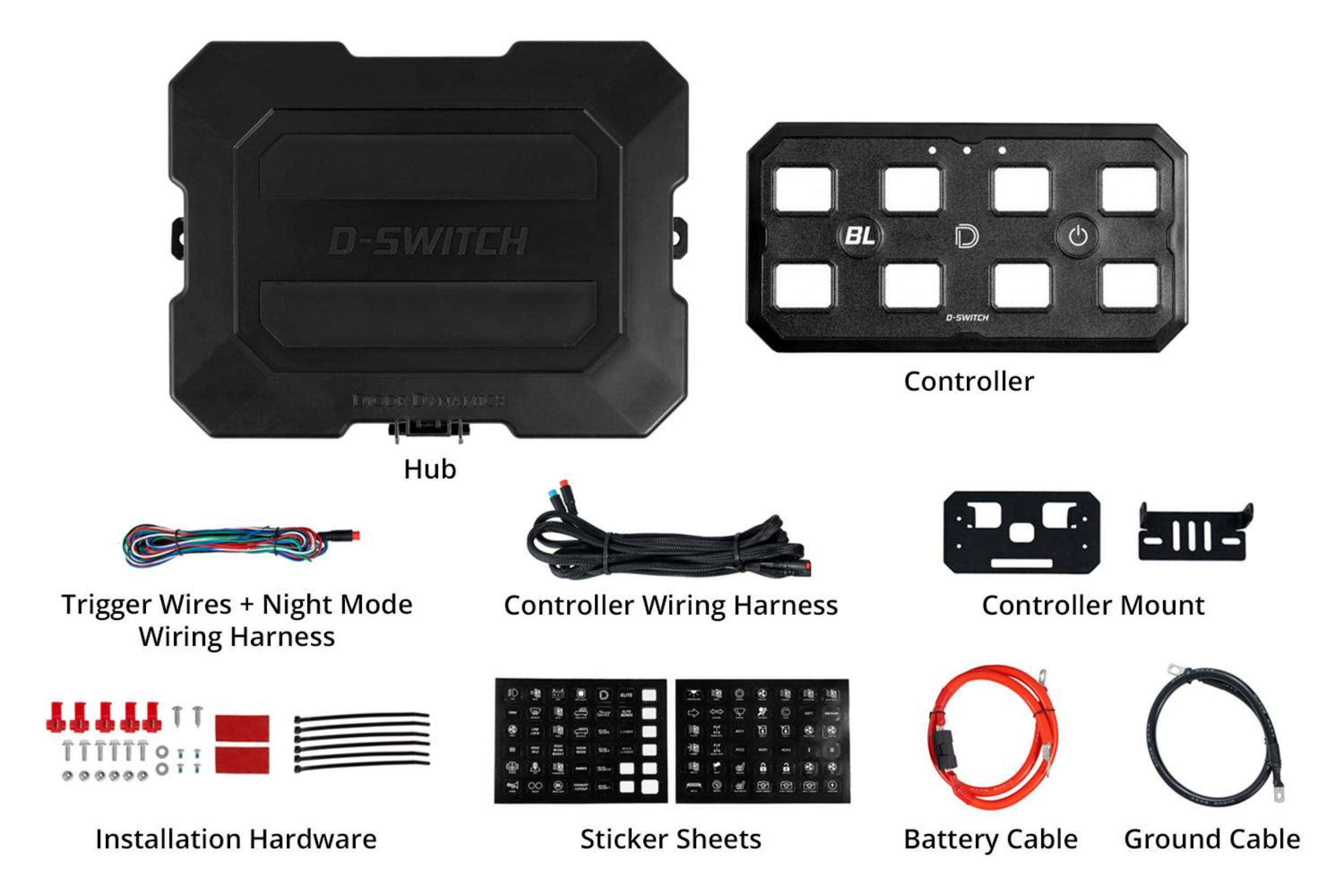 デシ男 （Switch TRS | Diode Dynamics D-Switch 8-Channel Switch Panel | DD8373